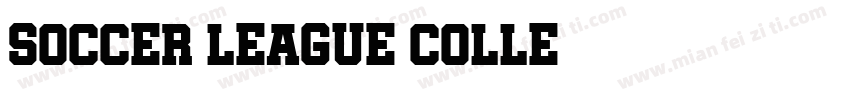 Soccer League Colle字体转换